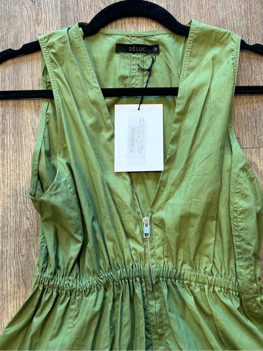 NWT - Deluc Rubens Dress in Olive Green - Picture 4 of 4
